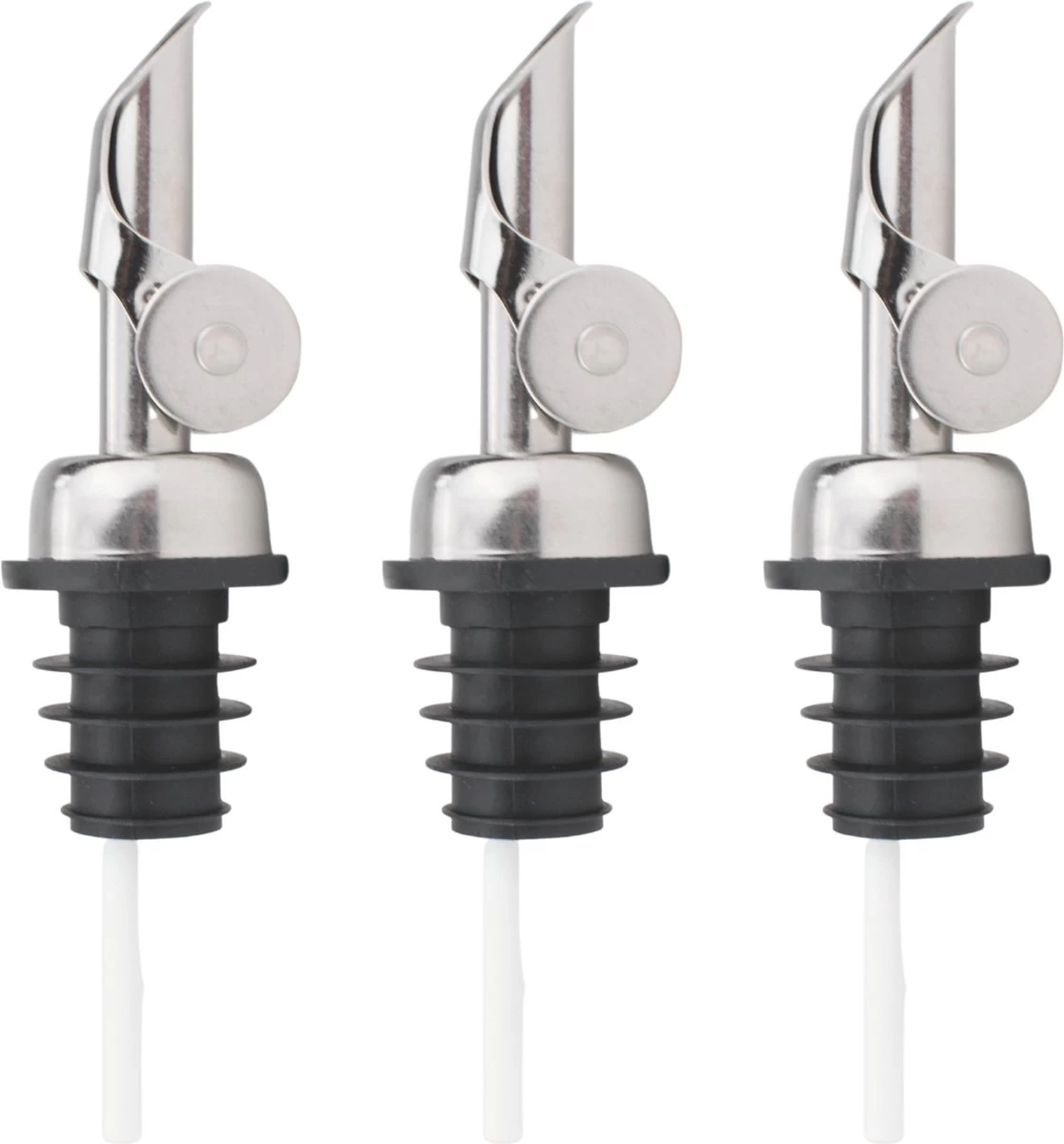 Veluw Professional Spout Olive Oil - Bec Verseur Pour Bouteille - Acier Inoxydable (3 Pièces) 3 Veluw Professional Spout Olive Oil - Bec Verseur Pour Bouteille - Acier Inoxydable (3 Pièces)