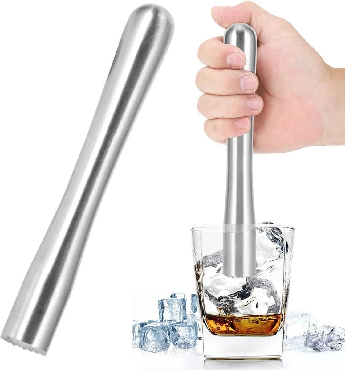 Pilon à Cocktail En Acier Inoxydable, Pilon à Boisson Mélangeur à Cocktail Mojitos Fruit Pilon Citron Marteau Pilon Bar Outil Pour Faire De Délicieux Mojitos, 8.9inch 10 Pilon à Cocktail En Acier Inoxydable, Pilon à Boisson Mélangeur à Cocktail Mojitos Fruit Pilon Citron Marteau Pilon Bar Outil Pour Faire De Délicieux Mojitos, 8.9inch – Image 8