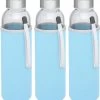 6x Bouteille D'eau/bidon En Verre Avec Housse De Protection Softshell Bleu Clair 500 Ml - Gourde De Sport - Gourde De Sport 1 6x Bouteille D'eau/bidon En Verre Avec Housse De Protection Softshell Bleu Clair 500 Ml - Gourde De Sport - Gourde De Sport -Dégustation Délicate 1122x1200 2