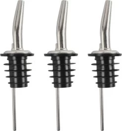 Veluw Boisson Verseur Pour Boissons - Becs Verseurs Professionnels - Bouchon Verseur En Acier Inoxydable à Débit Lent (3 Pièces)