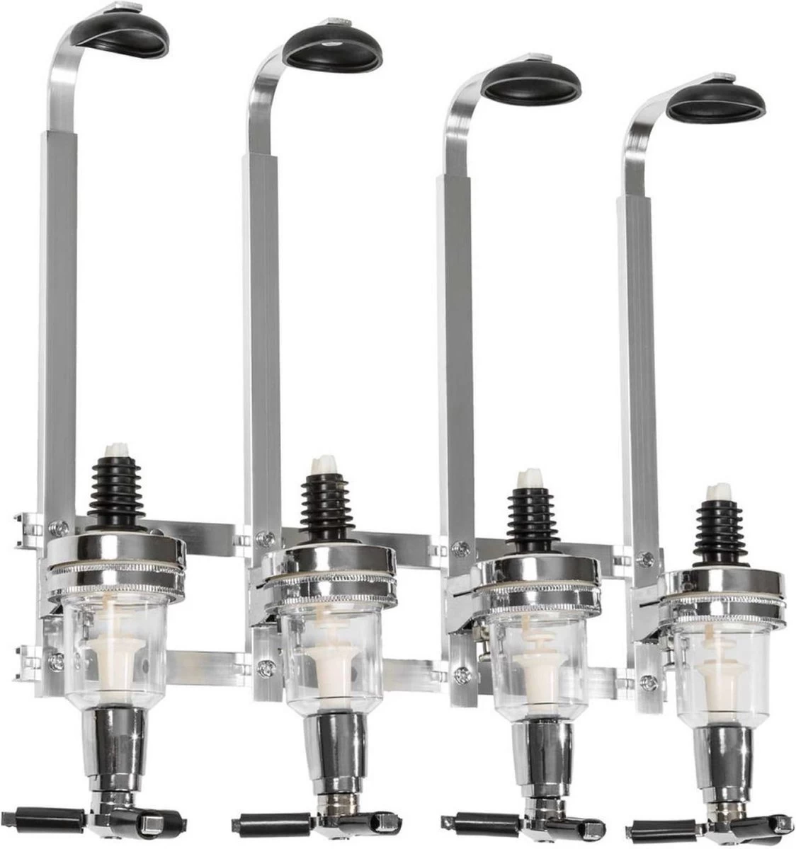 Distributeur Mural / Distributeur De Boissons - Majordome De Bar Pour 4 Bouteilles - Aluminium 4 Distributeur Mural / Distributeur De Boissons - Majordome De Bar Pour 4 Bouteilles - Aluminium – Image 2