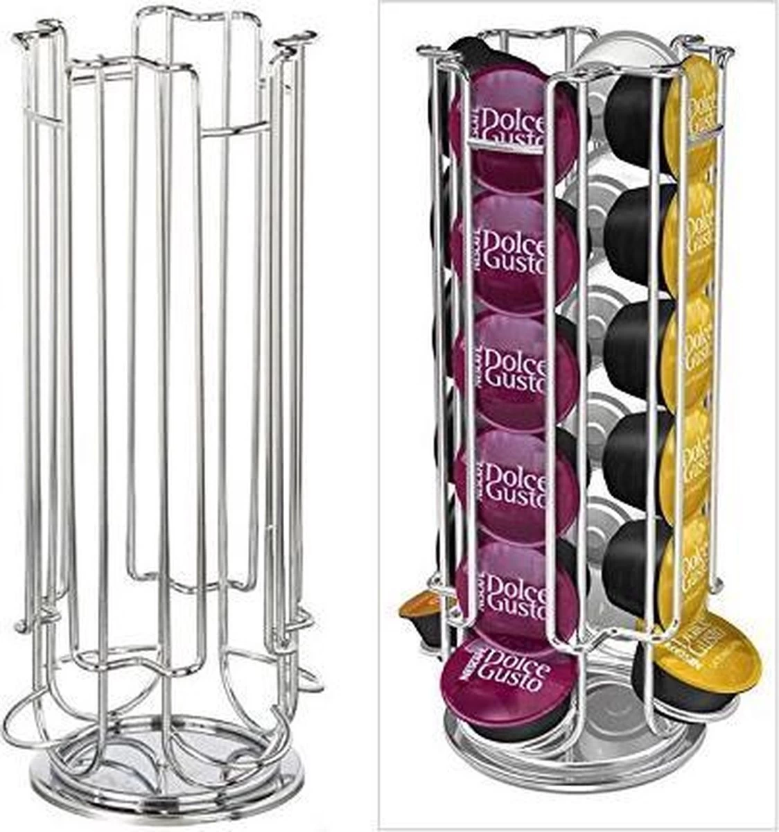 Porte-capsule Pour Dolce Gusto- 24 Capsules - Capsule De Café Standard - Distributeur Porte-gobelet - Porte-gobelets - Suspendu 6 Porte-capsule Pour Dolce Gusto- 24 Capsules - Capsule De Café Standard - Distributeur Porte-gobelet - Porte-gobelets - Suspendu – Image 4