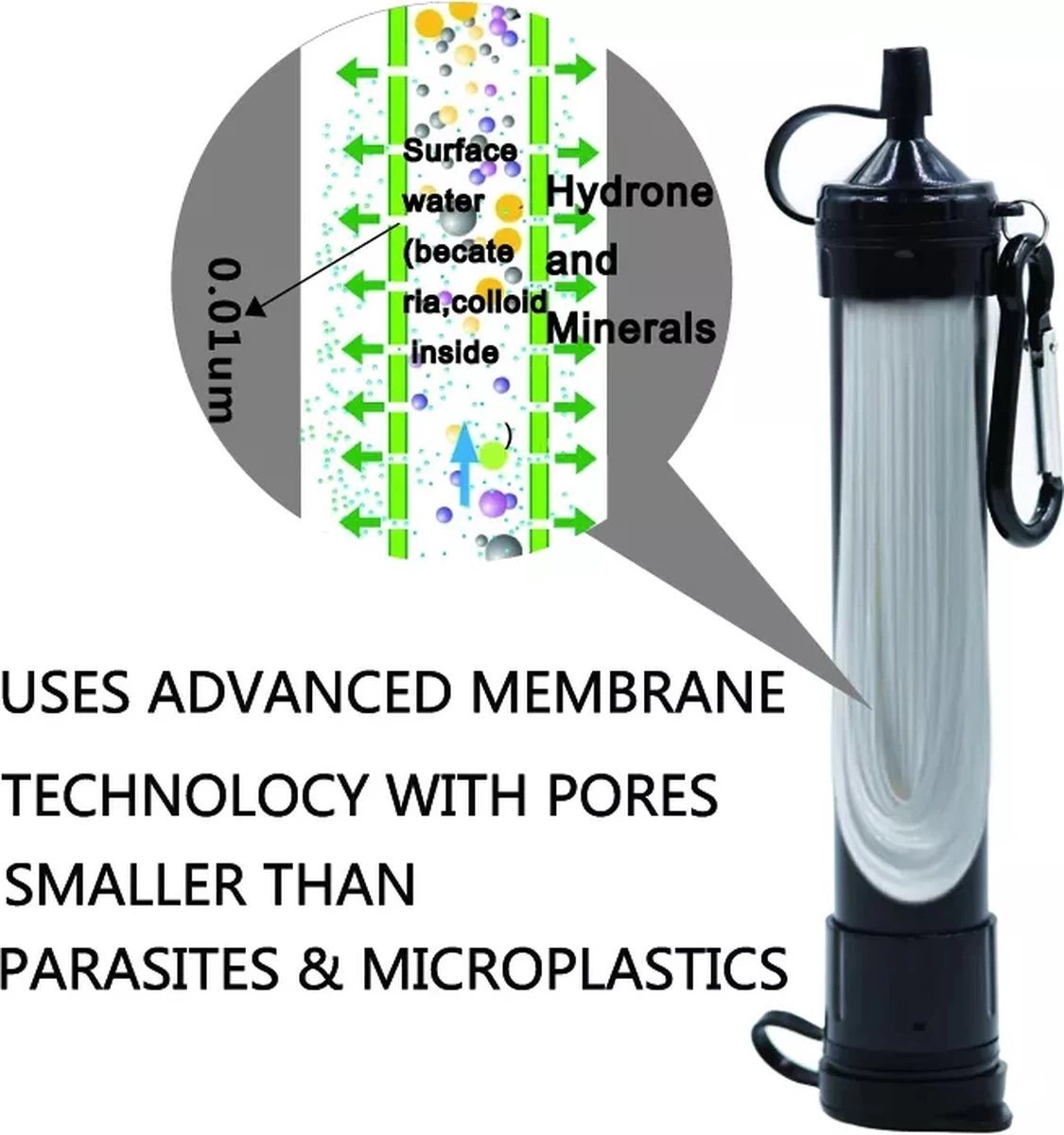 Pailles De Purification D'eau Plein Air Viatel Camping Portable Purificateurs D'eau Individuels Système De Filtration Outil D'urgence à Boire Instantané 7 Pailles De Purification D'eau Plein Air Viatel Camping Portable Purificateurs D'eau Individuels Système De Filtration Outil D'urgence à Boire Instantané – Image 5