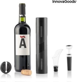 Innovagoods Tire-bouchon électrique - Ensemble Tire-bouchon - Accessoires Vin - Coupe-capsule - Bec Verseur - Bouchon à Vide 27 Innovagoods Tire-bouchon électrique - Ensemble Tire-bouchon - Accessoires Vin - Coupe-capsule - Bec Verseur - Bouchon à Vide -Dégustation Délicate 1132x1200