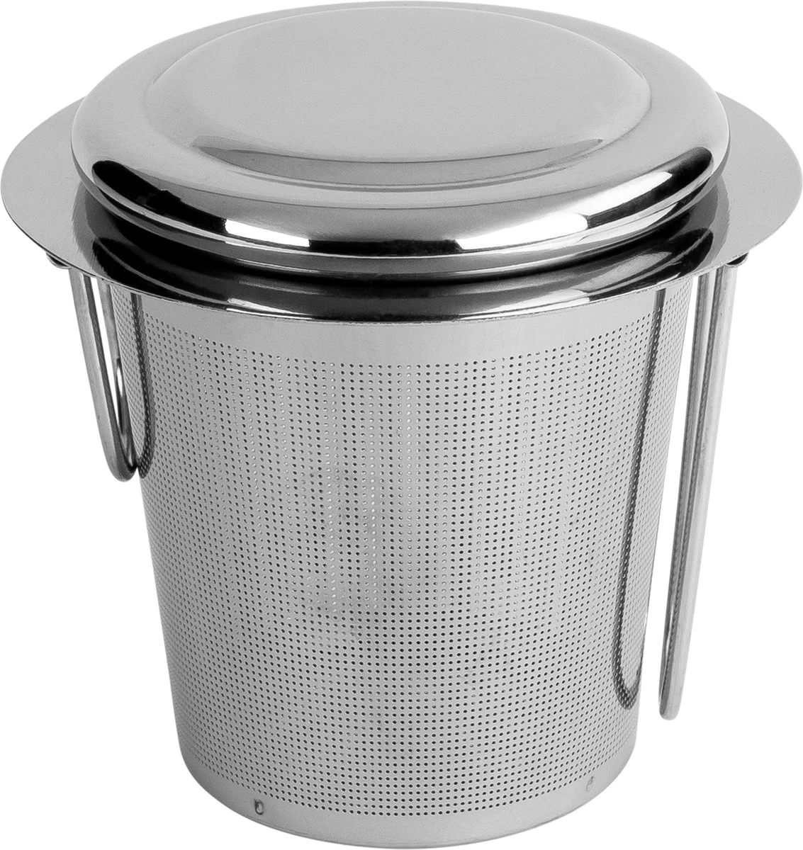 Krumble à Thé Avec égouttoir - Filtre à Thé - Filtre à Thé Pour Thé En Vrac - Infuseur à Thee Pour Herbes - Boule à Herbes - Acier Inoxydable - Argent - 8 X 15 X 7 Cm (LxlxH) 4 Krumble à Thé Avec égouttoir - Filtre à Thé - Filtre à Thé Pour Thé En Vrac - Infuseur à Thee Pour Herbes - Boule à Herbes - Acier Inoxydable - Argent - 8 X 15 X 7 Cm (LxlxH) – Image 2