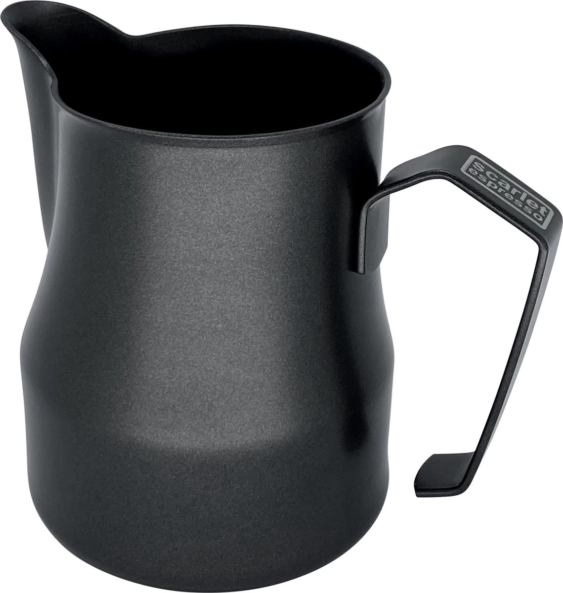 Expresso écarlate | Pot à Lait "L'Art Profi" Pour Latte Art Ou Cappuccino; En Acier Inoxydable 18/10; Pichet Barista De Haute Qualité. Noir 350 Ml 9 Expresso écarlate | Pot à Lait "L'Art Profi" Pour Latte Art Ou Cappuccino; En Acier Inoxydable 18/10; Pichet Barista De Haute Qualité. Noir 350 Ml – Image 7