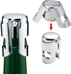 WiseGoods De Vin Et De Champagne WiseGoods - Bouchons De Vin Sous Vide Réutilisables - Bouchon De Champagne En Acier Inoxydable - Bouchon De Bouteille De Vin - Bouchon De Bouteille 11 WiseGoods De Vin Et De Champagne WiseGoods - Bouchons De Vin Sous Vide Réutilisables - Bouchon De Champagne En Acier Inoxydable - Bouchon De Bouteille De Vin - Bouchon De Bouteille -Dégustation Délicate 1147x1200 5