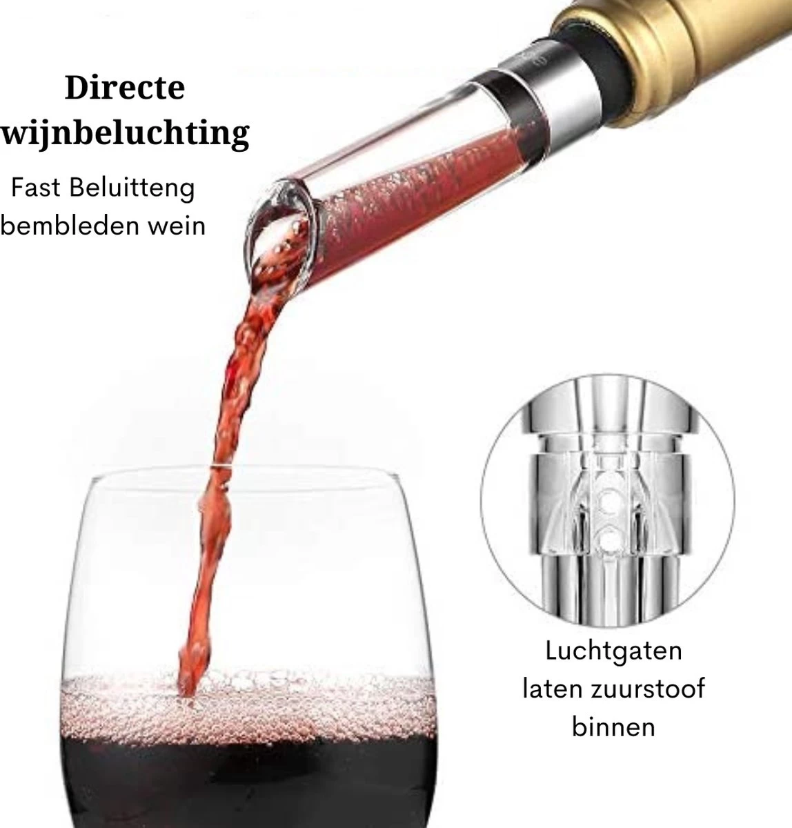 Onirique - Aérateur De Vin - Carafe à Vin - Vin - Aérateur - Anti-goutte - Décanter Rapide - Verseur De Carafe Avec Matériaux De Qualité Alimentaire Sans BPA 7 Onirique - Aérateur De Vin - Carafe à Vin - Vin - Aérateur - Anti-goutte - Décanter Rapide - Verseur De Carafe Avec Matériaux De Qualité Alimentaire Sans BPA – Image 5