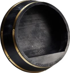 Tonneau à Vin - Tonneau En Bois - Tonneau - Tonneau Mural - Décoration En Bois - Décoration - Mancave - Décoration Salon - Décoration Jardin - Décoration Mancave - Vin - Boisson - Bières - Cave & Garden