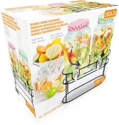Cuisine Elegance - Distributeur De Boissons Double - Avec Support - 2x 3l 9 Cuisine Elegance - Distributeur De Boissons Double - Avec Support - 2x 3l -Dégustation Délicate 1148x1200 6
