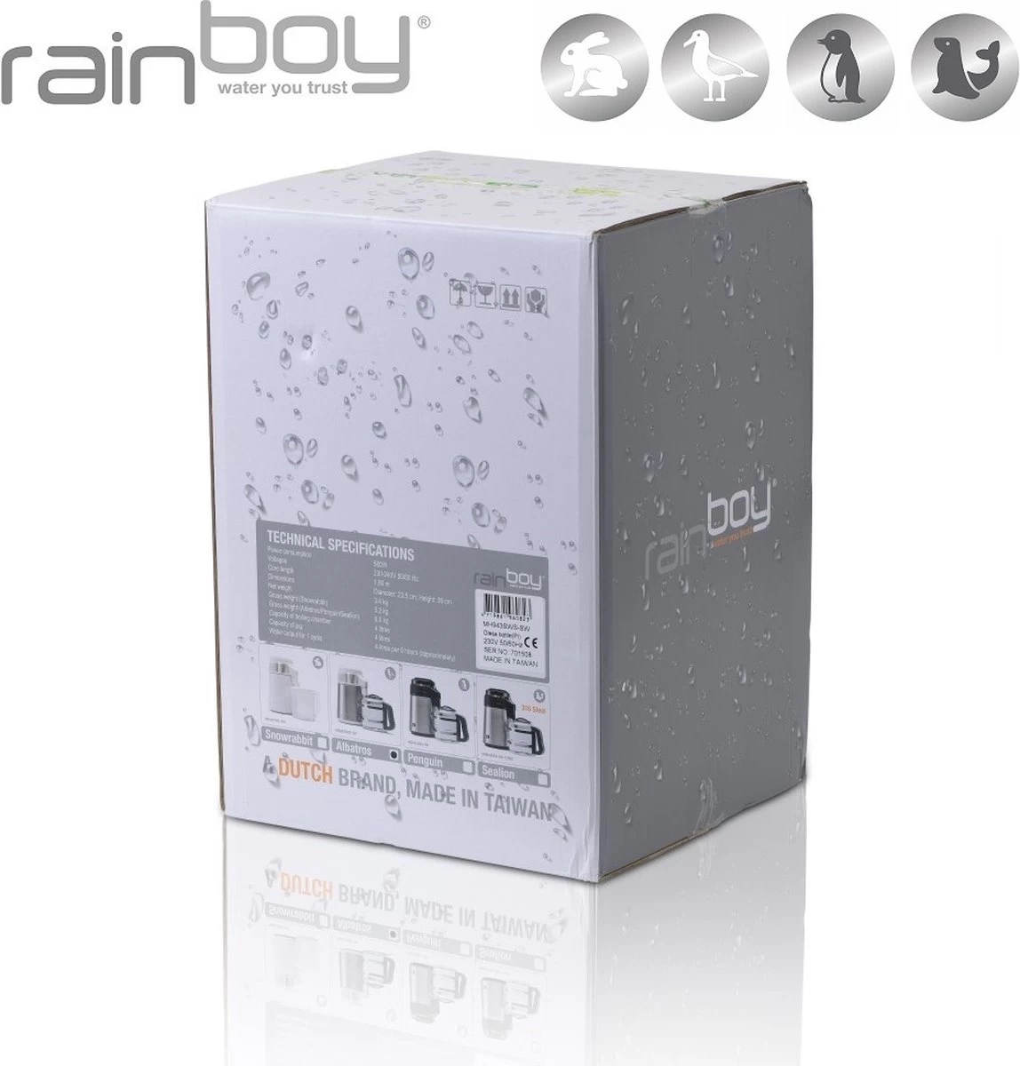 Versapers - Rainboy Penguin - Distillateur D' Water - Distillateur D'eau - Haute Qualité - Garantie 3 Ans - Carafe En Verre 13 Versapers - Rainboy Penguin - Distillateur D' Water - Distillateur D'eau - Haute Qualité - Garantie 3 Ans - Carafe En Verre – Image 11