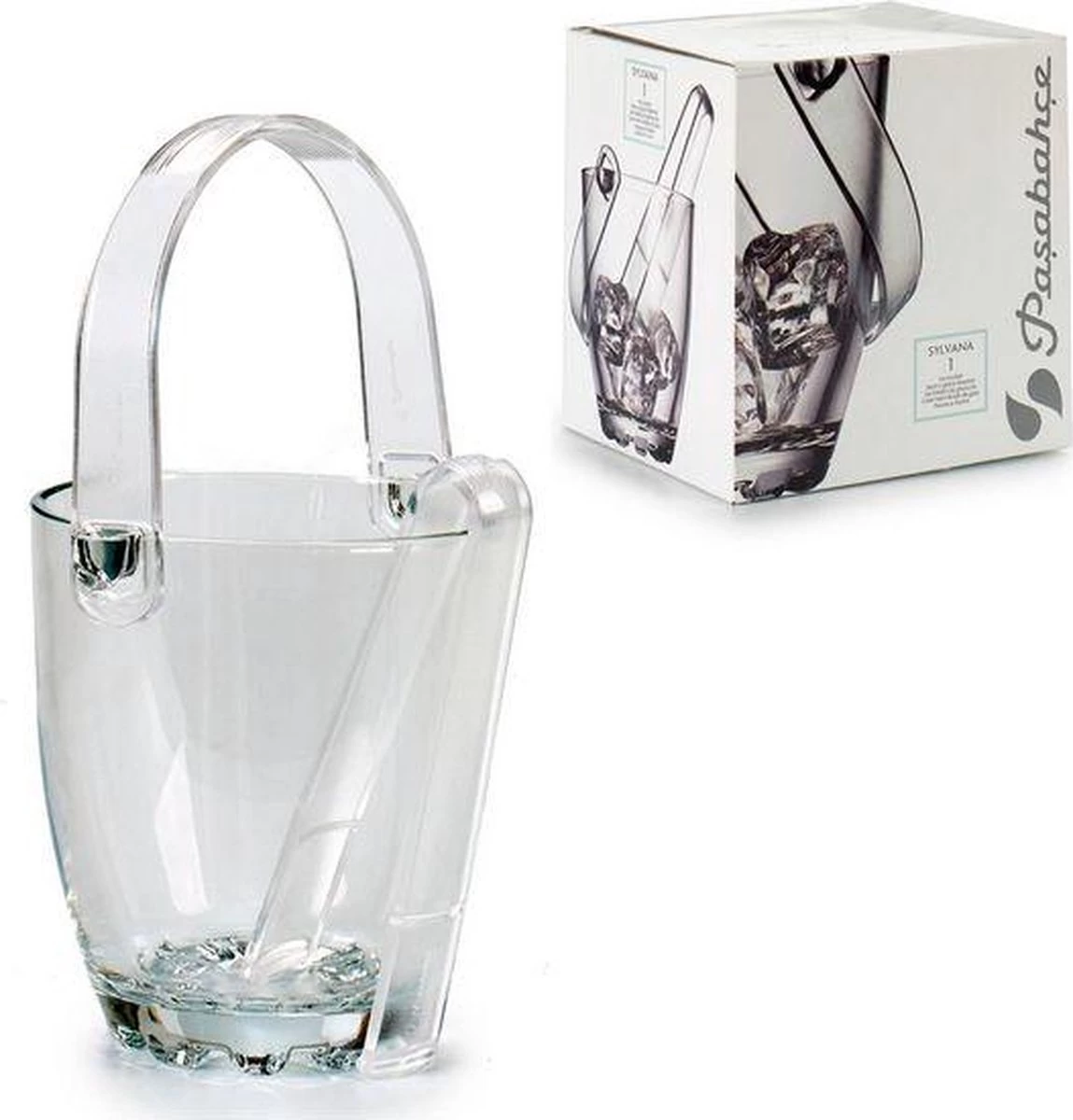 Seau à Glace Pasabahce - Sylvana - Glas - Avec Pinces - 14,5 X 13,5 X 12 Cm 6 Seau à Glace Pasabahce - Sylvana - Glas - Avec Pinces - 14,5 X 13,5 X 12 Cm – Image 4