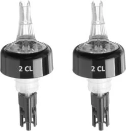 Verseur Doseur Ogive - 2 Pièces - Zwart - 2 Cl - Bec Verseur - Verseur Doseur