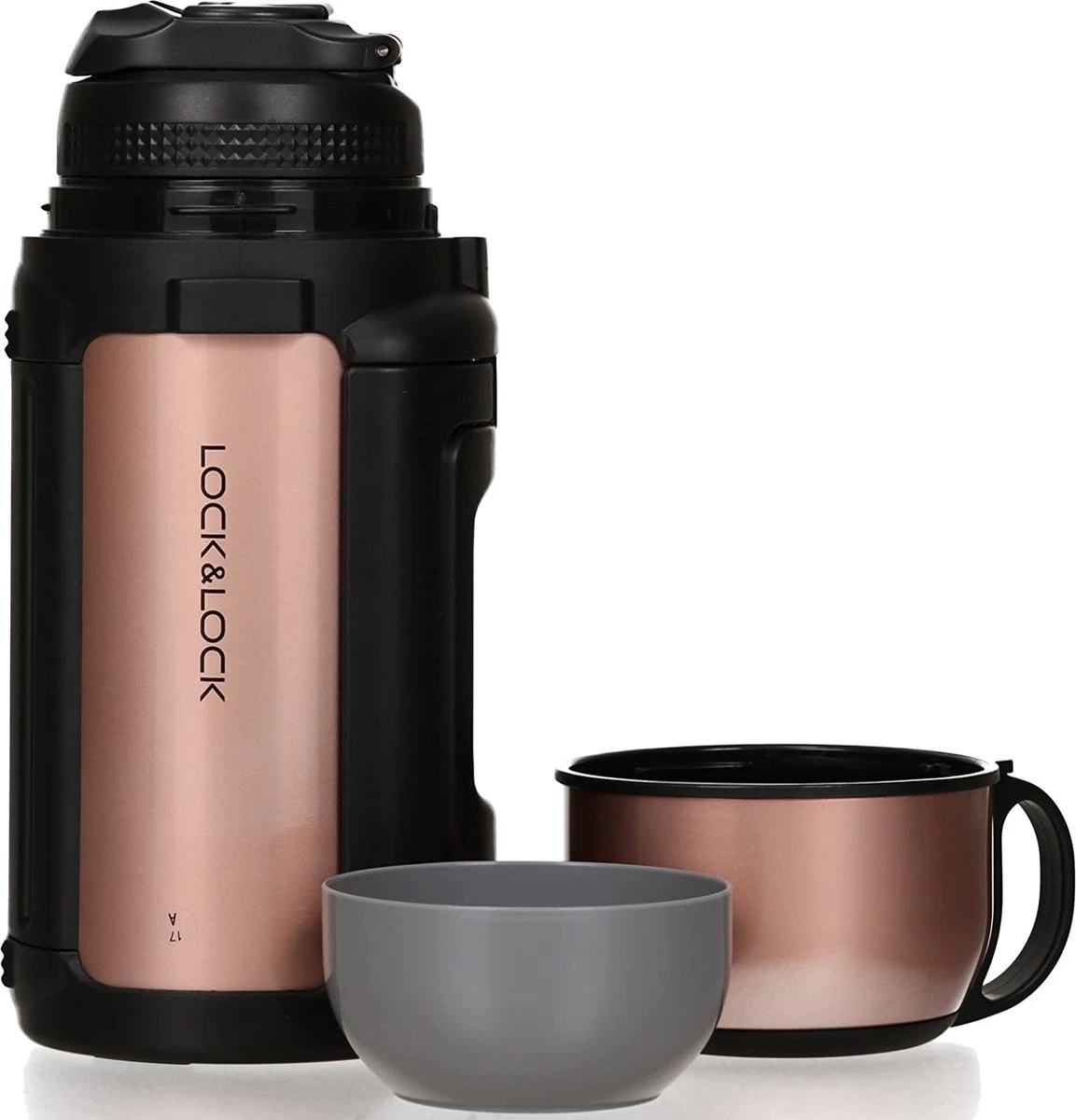 Thermos 1,5 Litres - NEW GIANT HOT TANK - Bouteille Isotherme En Acier Inoxydable étanche - Verseuse Thermo-chauffante Pour Café, Thé & Froid - Rose Doré 7 Thermos 1,5 Litres - NEW GIANT HOT TANK - Bouteille Isotherme En Acier Inoxydable étanche - Verseuse Thermo-chauffante Pour Café, Thé & Froid - Rose Doré – Image 5