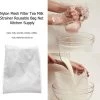 Sac Filtrant En Nylon Maillé - Réutilisable - Thee , Vin , Lait De Soja - Passoire Nourriture - Utilitaires De Cuisine -