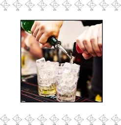 EPIN | Bec Verseur | ACIER INOXYDABLE | Ring D'étanchéité En Caoutchouc | Décanter Le Bouchon Verseur | Accessoires De Cuisine | Becs Pour Cocktails Et Boissons Becs Verseurs | 4 Pièces -Dégustation Délicate 1164x1200 20