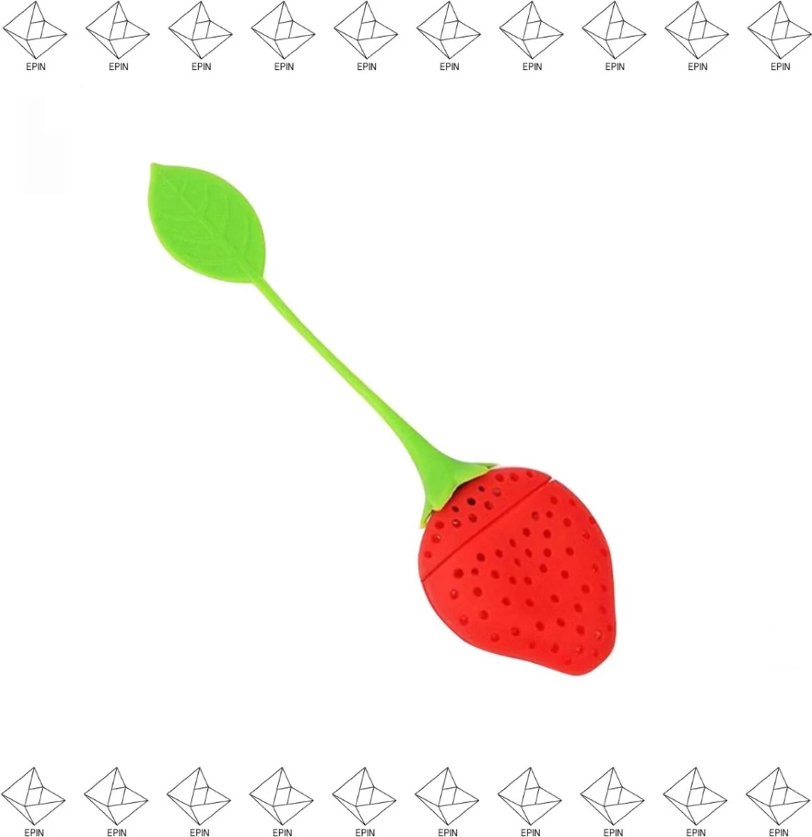 Passoire à Thé à La Fraise - Filtre à Thé Mâle - Passoire à Thé En Vrac - Boule Aux Herbes - Passoire - Pinces - Infuseur - Oeuf De Thé - Mr Tea - Tea Man - Rouge Avec Feuille Verte - 1 Pièce - EPIN 3D 3 Passoire à Thé à La Fraise - Filtre à Thé Mâle - Passoire à Thé En Vrac - Boule Aux Herbes - Passoire - Pinces - Infuseur - Oeuf De Thé - Mr Tea - Tea Man - Rouge Avec Feuille Verte - 1 Pièce - EPIN 3D