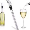 Tige De Refroidisseur De Vin - Bâton - Verseur De Vin - Bec Verseur - Acier Inoxydable - Convient à N'importe Quelle Bouteille De Vin - Emballage Cadeau