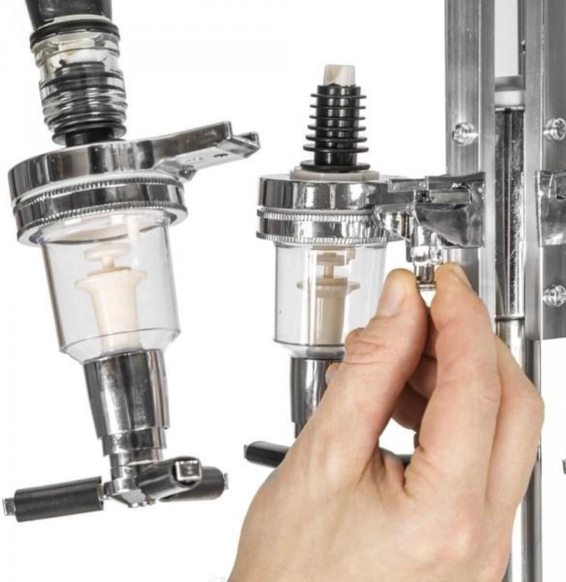 Parya Official - Carrousel à Boissons 6 Bouteilles - Aluminium - Distributeur De Boissons - Bar - Shottapper - Robinet De Boissons - Shots 6 Parya Official - Carrousel à Boissons 6 Bouteilles - Aluminium - Distributeur De Boissons - Bar - Shottapper - Robinet De Boissons - Shots – Image 4