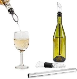 Staza - Bâton De Refroidisseur De Vin - Tige De Refroidisseur De Vin - Refroidisseur De Bouteille De Vin - Verseur De Vin - Bec Verseur - Acier Inoxydable - Convient à Toute Bouteille De Vin -Dégustation Délicate 1167x1200 3