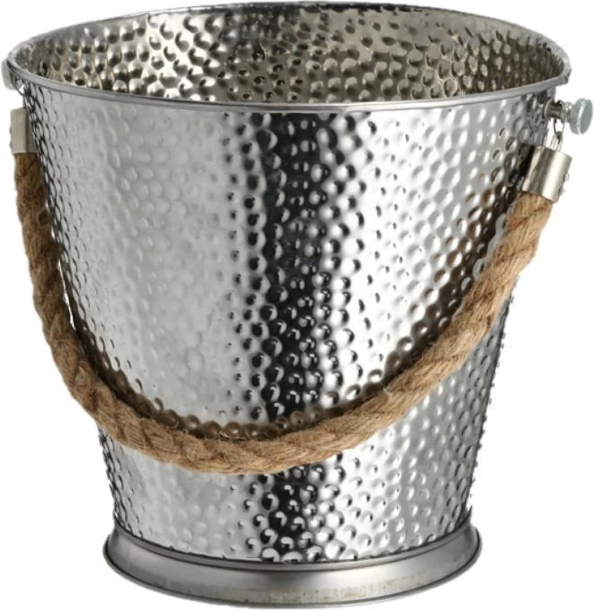 Set De 2x Seau à Champagne/seau à Glace En Inox Avec Anse En Corde 5 Litres - 5000 Ml - Seau à Boisson /seau à Glace 4 Set De 2x Seau à Champagne/seau à Glace En Inox Avec Anse En Corde 5 Litres - 5000 Ml - Seau à Boisson /seau à Glace – Image 2