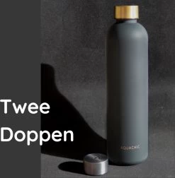 Aquachic - Gourde 1L Avec 2 Bouchons Et Marqueurs De Temps - Étanche & Léger - Durable - Marque Hollandaise - Gourde / Bidon - Zwart 1 Litre 12 Aquachic - Gourde 1L Avec 2 Bouchons Et Marqueurs De Temps - Étanche & Léger - Durable - Marque Hollandaise - Gourde / Bidon - Zwart 1 Litre -Dégustation Délicate 1174x1200 8