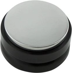 Expresso écarlate | Tamper "Flat" Pour Barista; Pour Une Extraction Parfaite Avec Des Machines Porte-tamis; Pour Tamis D'un Diamètre De 58 Mm; Conception Robuste Avec Un Poids De 490 G. Rouge -Dégustation Délicate 1176x1200