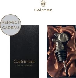 Catrinaz® - Verseur Premium Avec Tête De Mort - Bec Verseur - Verseur à Vin - Verseur - Zwart - Tête De Mort Noire - Tête De Mort - Coffret Cadeau Luxe - Cadeau Uniek - Cadeau Homme Et Femme -Dégustation Délicate 1176x1200 7