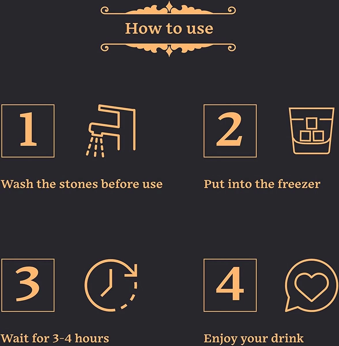 GOURMEO Lot De 9 Pierres à Whisky En Set Naturel Avec Pinces En Acier Inoxydable - Glaçons Réutilisables - Accessoire Parfait Pour Coffret Cadeau Pierre à Whisky 5 GOURMEO Lot De 9 Pierres à Whisky En Set Naturel Avec Pinces En Acier Inoxydable - Glaçons Réutilisables - Accessoire Parfait Pour Coffret Cadeau Pierre à Whisky – Image 3