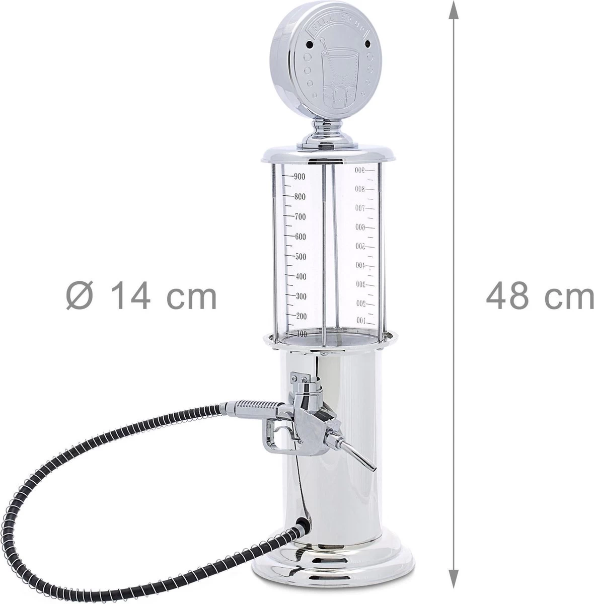 Relaxdays Distributeur De Boissons - Robinet Pour Boissons - Ancienne Pompe à Essence Design Spécial - Capacité 900 Ml 14 Relaxdays Distributeur De Boissons - Robinet Pour Boissons - Ancienne Pompe à Essence Design Spécial - Capacité 900 Ml – Image 12