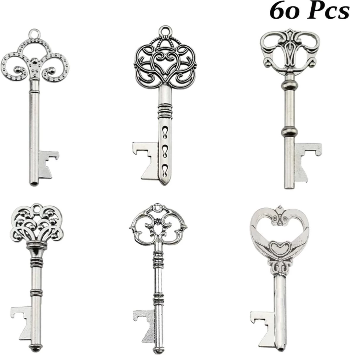 Ouvre-bouteille Clé Faveurs De Mariage Distribution Cadeau Ouvre-bouteille Clé 60 Pièces 4 Ouvre-bouteille Clé Faveurs De Mariage Distribution Cadeau Ouvre-bouteille Clé 60 Pièces – Image 2