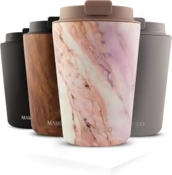MAMEIDO Tasse Thermos 350 Ml - Tasse à Café En Acier Inoxydable à Double Paroi Isolée, étanche - Tasse à Coffee à Emporter Pour Café Et Thee