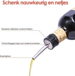 Bec Verseur Premium En Acier Inoxydable 12 Pack - Bouchon Verseur - Vin - Huile - Cocktail -Dégustation Délicate 1183x1200 9