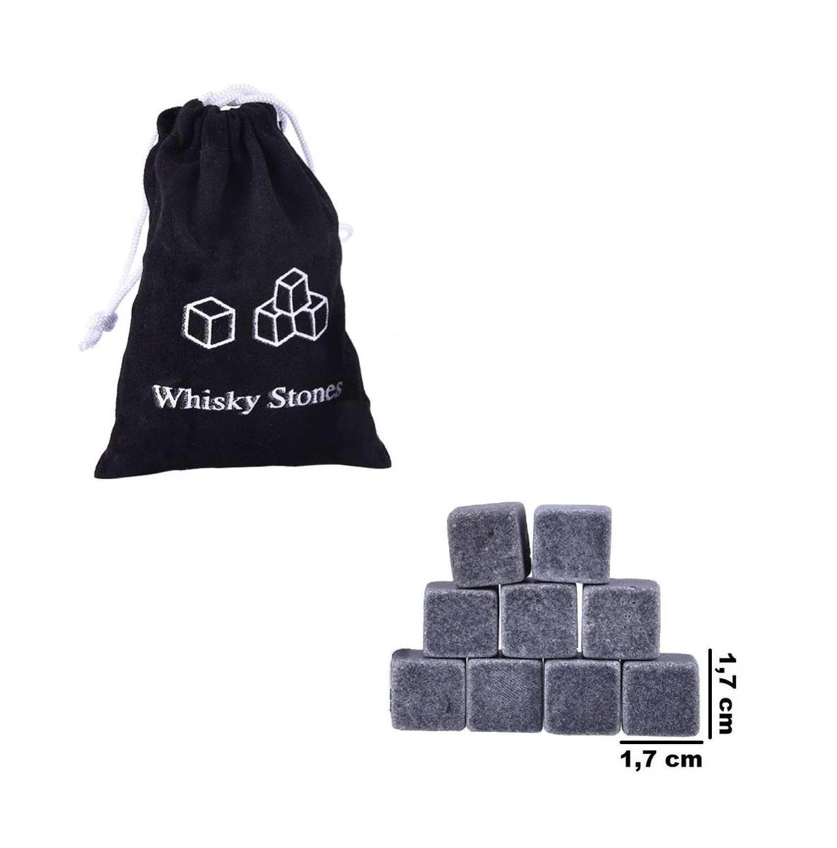 Whisky Stones Whisky Stones Whisky Glaçons Réutilisables - 18 Pièces 6 Whisky Stones Whisky Stones Whisky Glaçons Réutilisables - 18 Pièces – Image 4