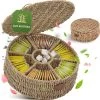 Boîte à Thé Pour Sachets De Thé, Compartiments Radiaux Extra Larges, Boîte De Rangement De Thé Ronde, Organiseur, Boîte, Rangement En Jonc De Mer, Choisissez Votre Modèle 1 Boîte à Thé Pour Sachets De Thé, Compartiments Radiaux Extra Larges, Boîte De Rangement De Thé Ronde, Organiseur, Boîte, Rangement En Jonc De Mer, Choisissez Votre Modèle -Dégustation Délicate 1185x1200 1
