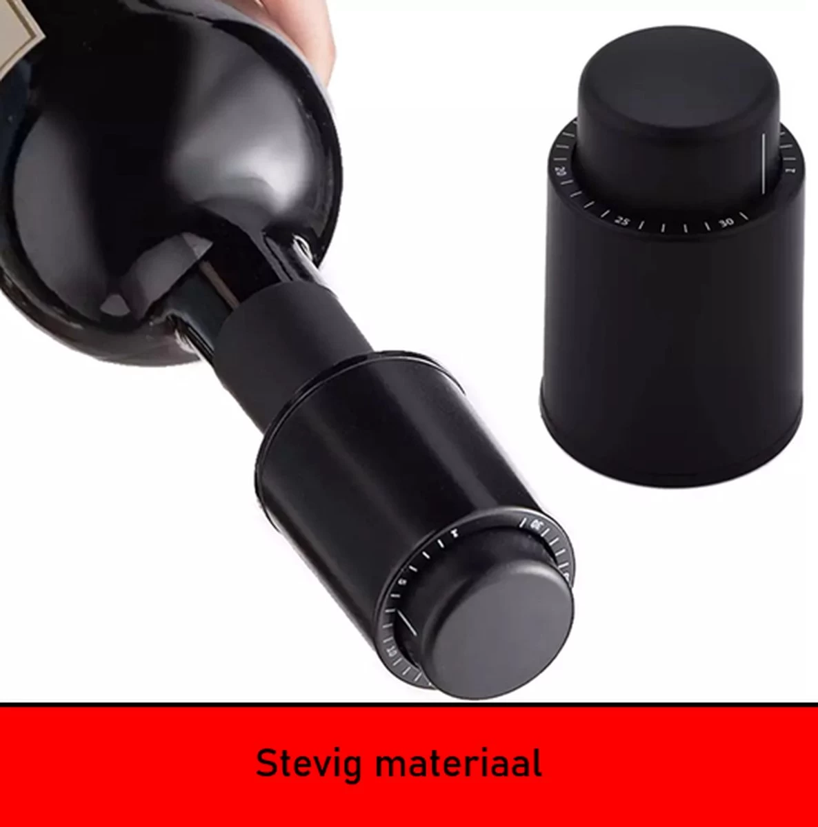 Bouchon à Vin Sous Vide - Pompe à Vide à Vin - Accessoires Vin - Valve à Vin - Bouchon à Vin - Pompe à Vide 4 Bouchon à Vin Sous Vide - Pompe à Vide à Vin - Accessoires Vin - Valve à Vin - Bouchon à Vin - Pompe à Vide – Image 2