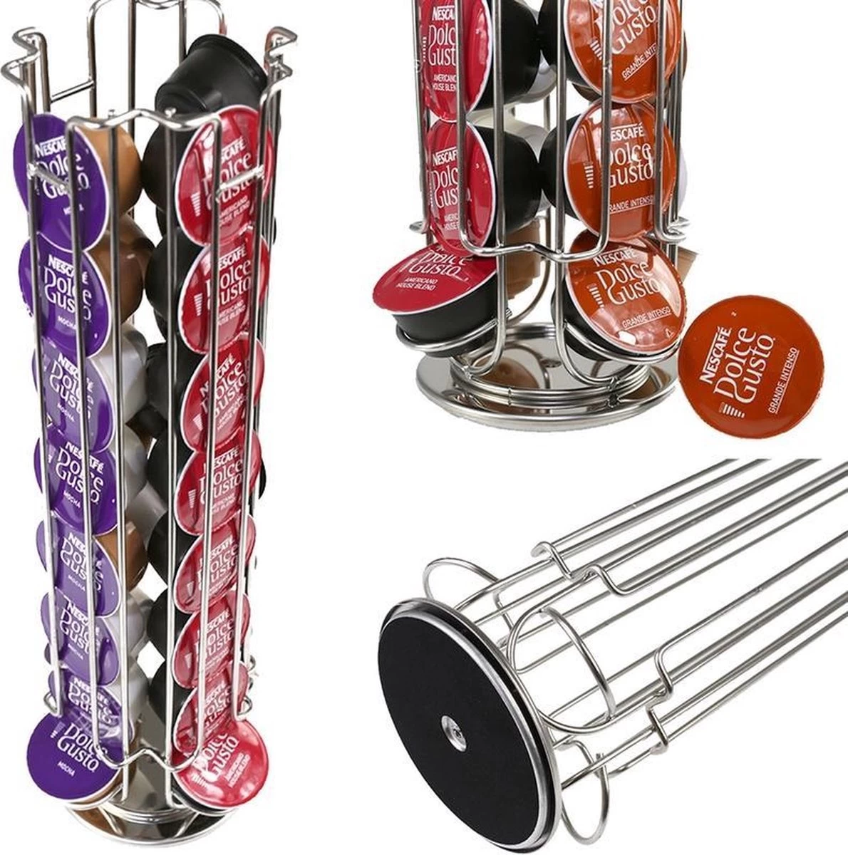 Porte-capsule Pour Dolce Gusto- 24 Capsules - Capsule De Café Standard - Distributeur Porte-gobelet - Porte-gobelets - Suspendu 5 Porte-capsule Pour Dolce Gusto- 24 Capsules - Capsule De Café Standard - Distributeur Porte-gobelet - Porte-gobelets - Suspendu – Image 3