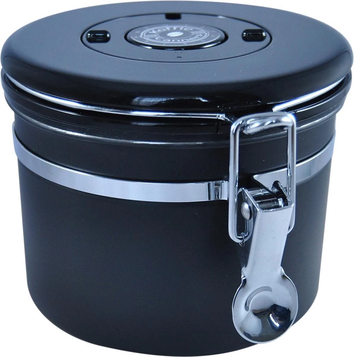 Boîte à Café En étain De Stockage De Café Hermétique Avec Sortie De CO2 250g Noir Mat 3 Boîte à Café En étain De Stockage De Café Hermétique Avec Sortie De CO2 250g Noir Mat