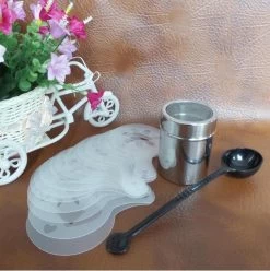 Set' écarteurs à Cappuccino / Cacao En Acier Inoxydable - Avec Modèles De Café / Cacao Et Cuillère à Tools Barista 13 Set' écarteurs à Cappuccino / Cacao En Acier Inoxydable - Avec Modèles De Café / Cacao Et Cuillère à Tools Barista -Dégustation Délicate 1193x1200 6