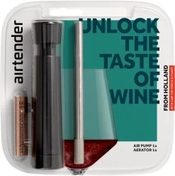 Aérateur De Vin Airtender - Aérateur De Vin - Décanteur - Acier Inoxydable - Zwart 18 Aérateur De Vin Airtender - Aérateur De Vin - Décanteur - Acier Inoxydable - Zwart -Dégustation Délicate 1197x1200 13