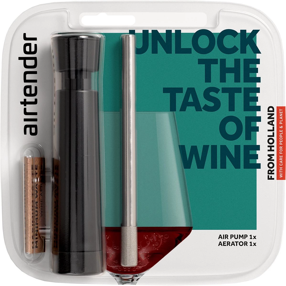 Aérateur De Vin Airtender - Aérateur De Vin - Décanteur - Acier Inoxydable - Zwart 8 Aérateur De Vin Airtender - Aérateur De Vin - Décanteur - Acier Inoxydable - Zwart – Image 6