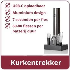 Roden Tire-bouchon électrique - Ouvre-vin - Tire-bouchon - Ouvre-bouteille - Rechargeable - Accessoires De Vêtements Pour Bébé Vin - Coupe-capsule - Bouchon De Vin -Dégustation Délicate 1198x1200 24