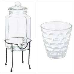 Distributeur De Boissons Relaxdays Avec Robinet Et Support - Couvercle De Robinet De Limonade - Distributeur De Jus -Dégustation Délicate 1198x1200 41