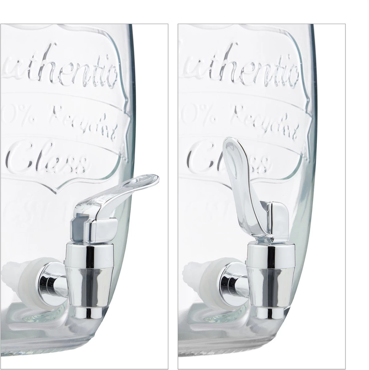 Set De Robinet De Limonade Relaxdays - 4 Verres à Boire Avec Couvercle - Distributeur De Boissons Avec Robinet - 8,5 L 8 Set De Robinet De Limonade Relaxdays - 4 Verres à Boire Avec Couvercle - Distributeur De Boissons Avec Robinet - 8,5 L – Image 6