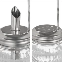 Salière Et Salière Relaxdays - Avec Support - Salière - Distributeur De Sucre - Verre 25 Salière Et Salière Relaxdays - Avec Support - Salière - Distributeur De Sucre - Verre -Dégustation Délicate 1198x1200 5