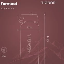 Tigrar - Bouteille D'eau Avec Paille - Gourde 1 Litre - Bouteille Thermos - Acier Inoxydable - Avec Bouchon Supplémentaire Et 3 Pailles 22 Tigrar - Bouteille D'eau Avec Paille - Gourde 1 Litre - Bouteille Thermos - Acier Inoxydable - Avec Bouchon Supplémentaire Et 3 Pailles -Dégustation Délicate 1198x1200 58