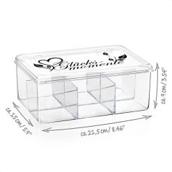 2x Boîte De Rangement Pour Thé Et Sachets De Thé - Boîte à Thé En Plastique Transparent Avec 6 Compartiments - Boîte à Thé Pour Le Stockage Du Thé 15 2x Boîte De Rangement Pour Thé Et Sachets De Thé - Boîte à Thé En Plastique Transparent Avec 6 Compartiments - Boîte à Thé Pour Le Stockage Du Thé -Dégustation Délicate 1198x1200 8