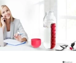 Brenlux Drinking Bus Fitness - Gourde Avec Porte-pilules - Gourde - Gourde Porte- Vitamines - Boire Bus école Avec Rangement Pour Pilules - Gourde Avec Rangement Vitamines - Gourde Avec Porte-médicaments 17 Brenlux Drinking Bus Fitness - Gourde Avec Porte-pilules - Gourde - Gourde Porte- Vitamines - Boire Bus école Avec Rangement Pour Pilules - Gourde Avec Rangement Vitamines - Gourde Avec Porte-médicaments -Dégustation Délicate 1200x1000 10