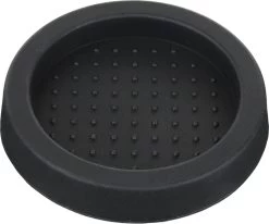 Expresso écarlate | Plateau De Pulvérisation "Puck" En Silicone Alimentaire (antidérapant); également Pour Un Distributeur; Partie D'un Lieu De Travail Professionnel Sur Des Supports D'écran. Noir