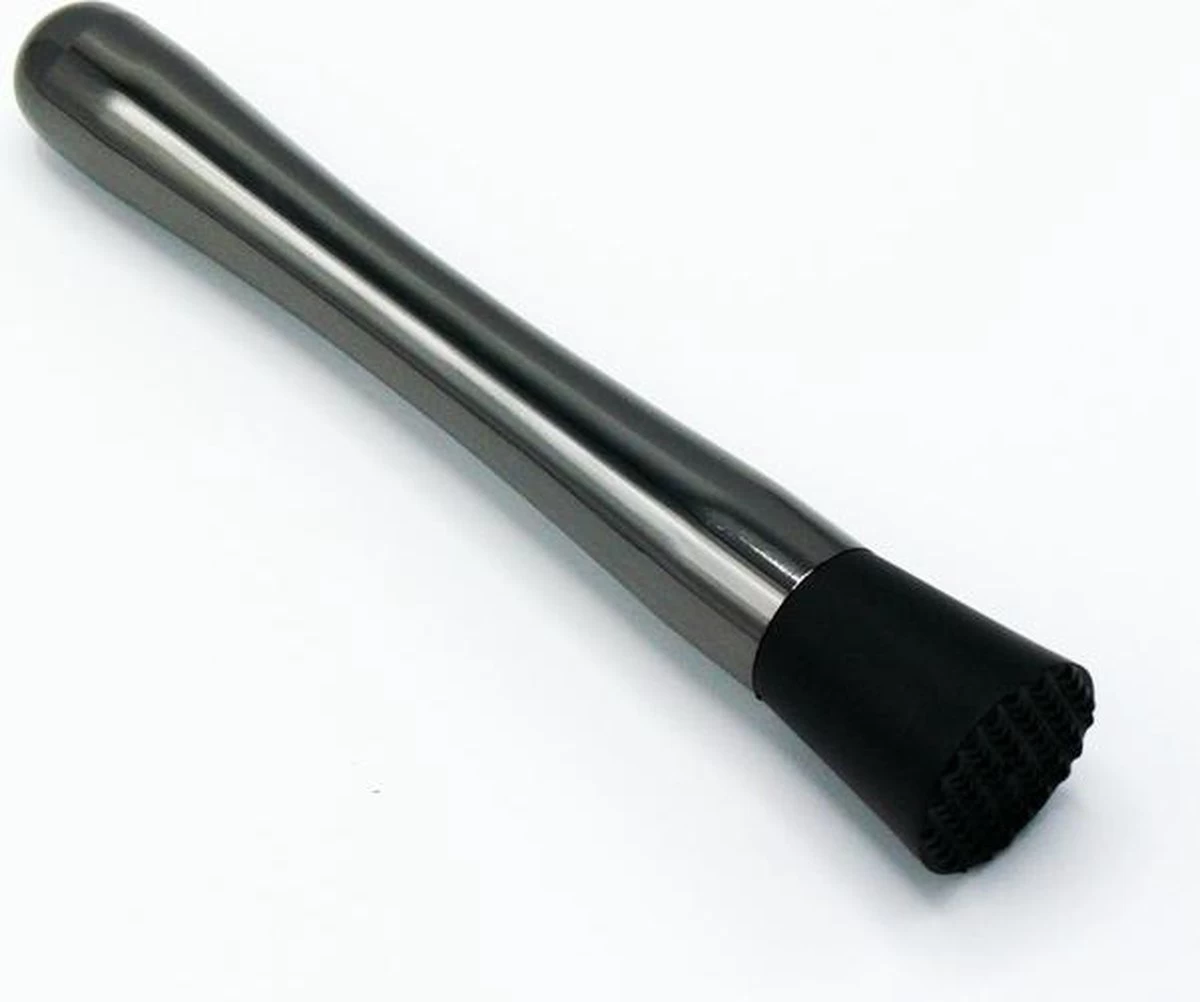 Doodadeals® Luxe Cocktail Pestle - Tonic Pestle - Muddler - Citroen Pestle - Cocktail Muddler - 21 Cm - Inox - Anthracite 7 Doodadeals® Luxe Cocktail Pestle - Tonic Pestle - Muddler - Citroen Pestle - Cocktail Muddler - 21 Cm - Inox - Anthracite – Image 5